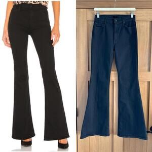 Mother Jeans Doozy Black Flare 28
